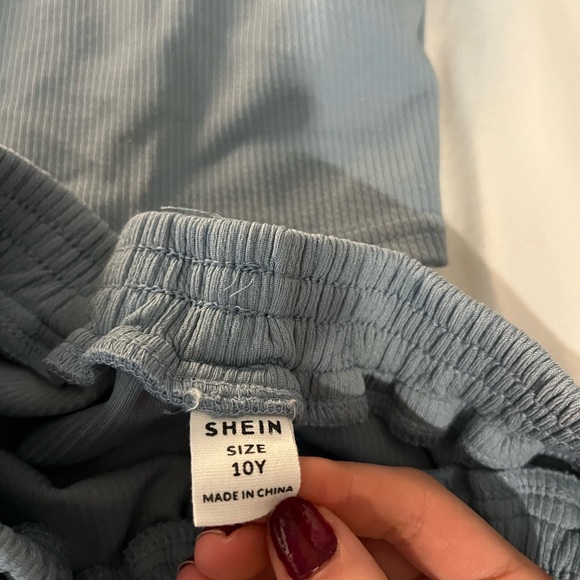 Cute Light Blue Ribbed Set - Picture 2 of 9